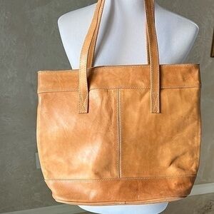 Vachetta leather tote